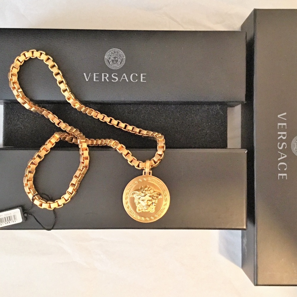 Versace Single Medusa Necklace